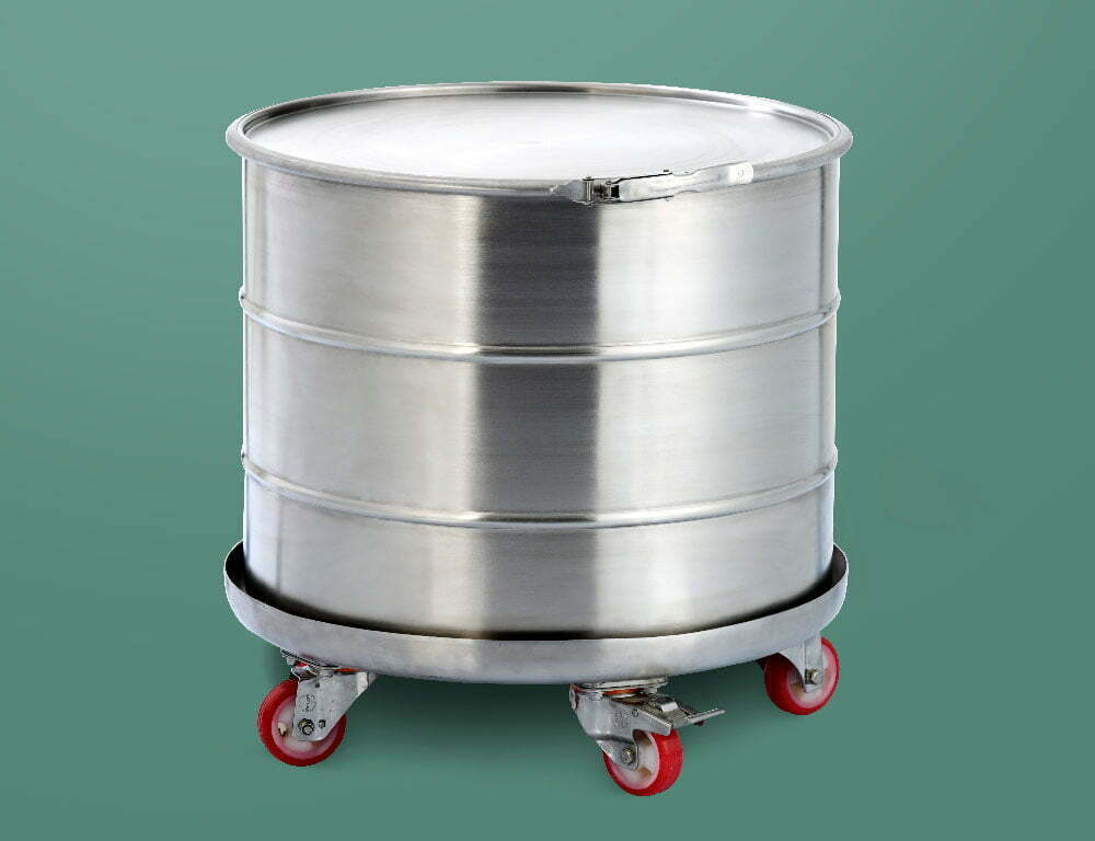 50lt Barrel with Transport Trolley
